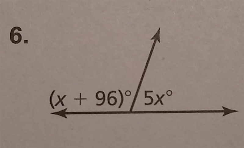 Tell whether the angles are adjacent or vertical. Then find the value of x. The angles-example-1