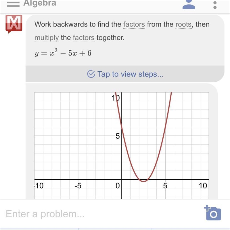 A quadratic equation has a vertex located at (3,-2). What is the axis of symmetry-example-1