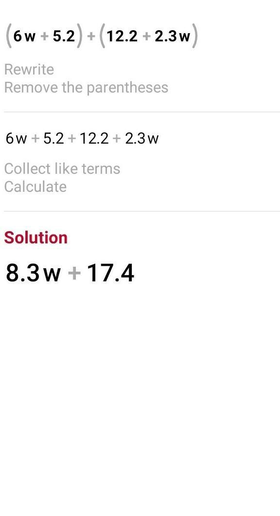 Simplify (6w + 5.2) + (12.2 + 2.3w)-example-1