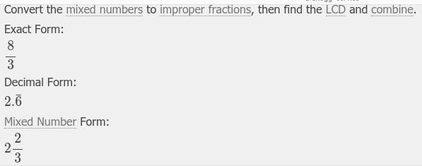 Solve:-2 1/3 -(-5)= ​-example-1