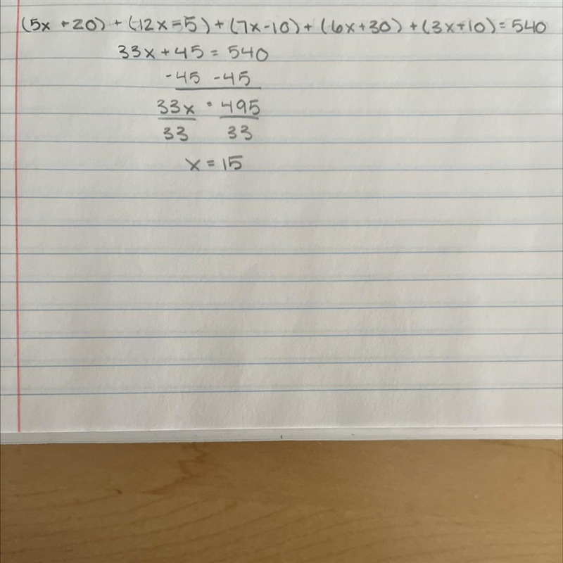 Find the value of x given the figure below.-example-1