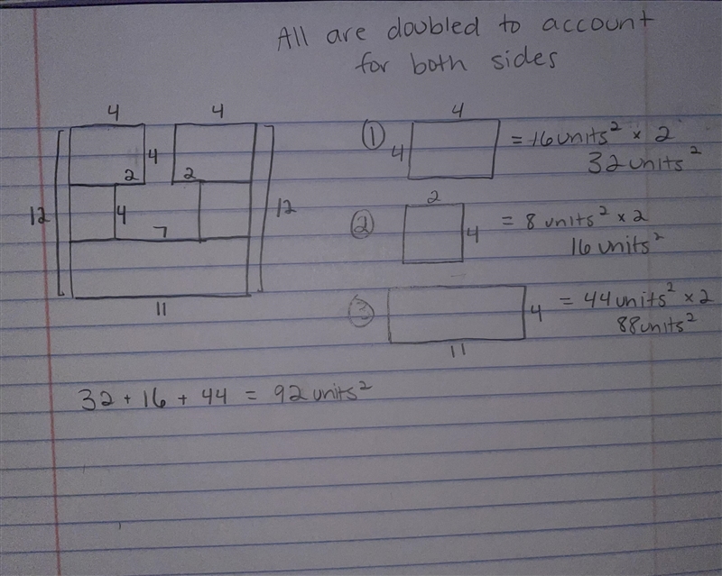 Find the area. Show your work.-example-1