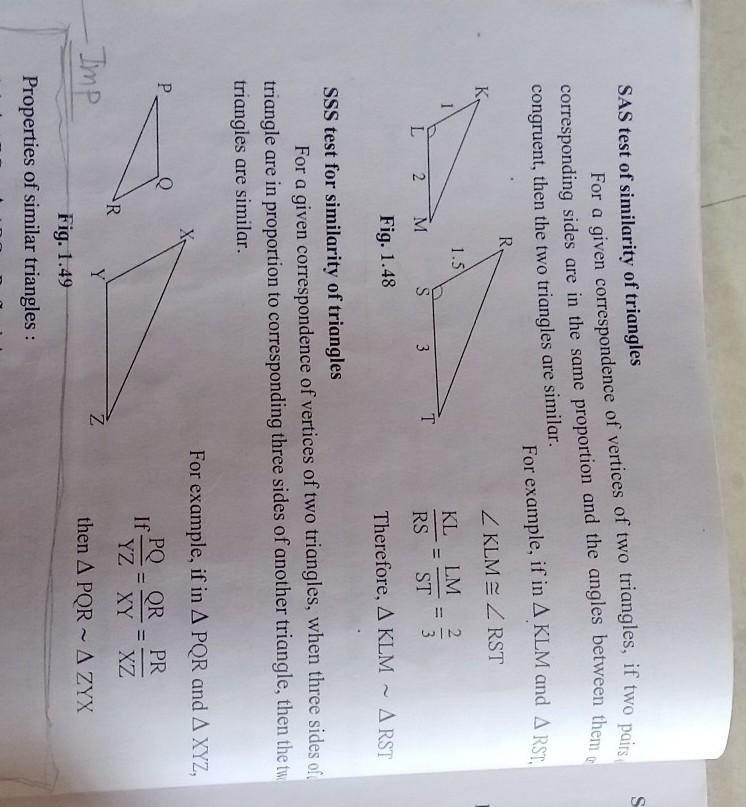 What are the three theorems we can use to show that two triangles are similar? Draw-example-2