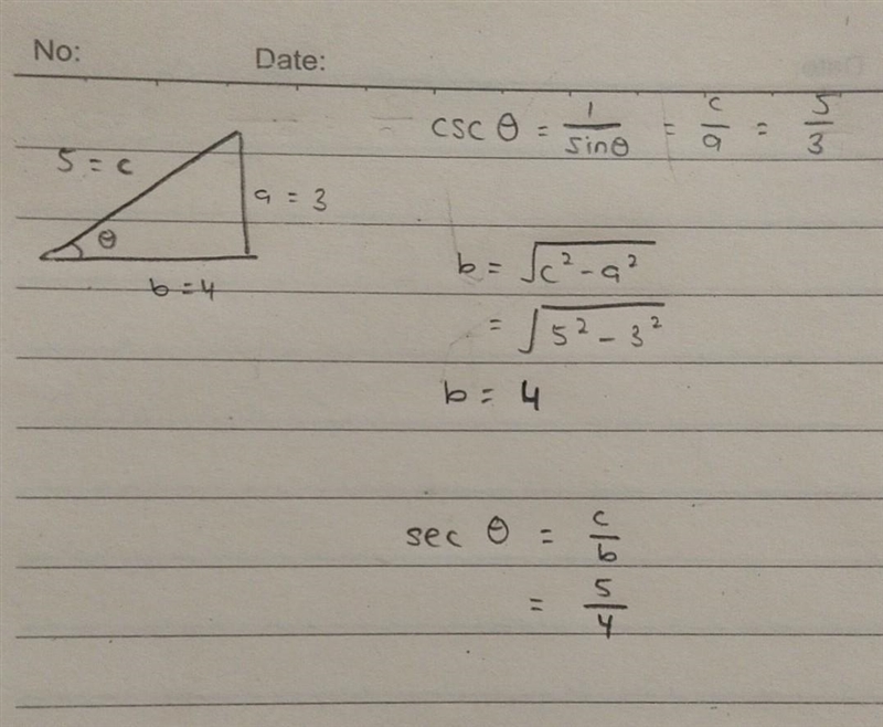 If csc0=5/3 then sec0=​-example-1