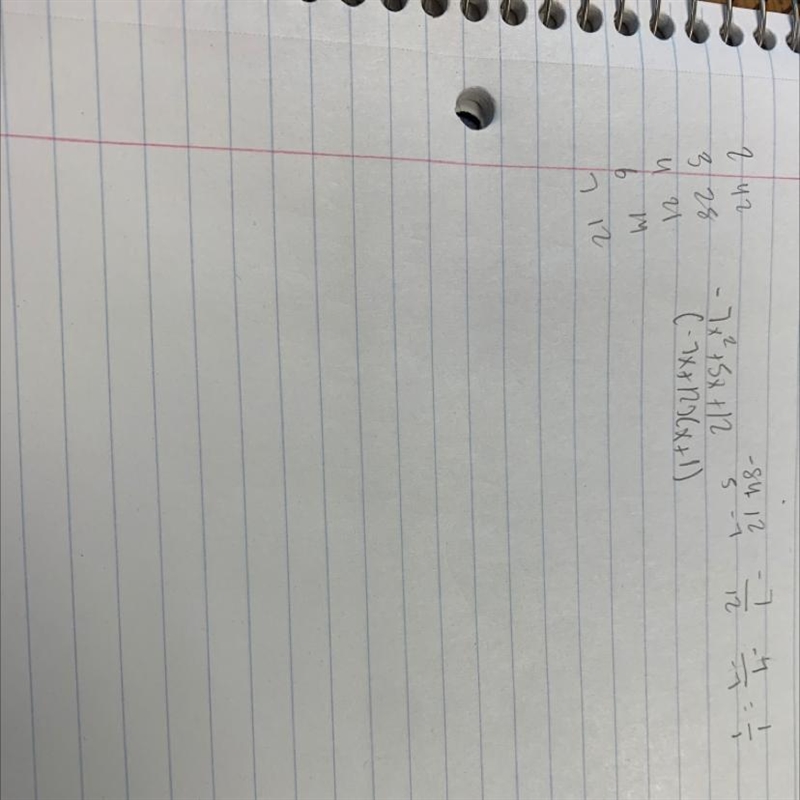 Which of the following is the correct factorization of the trinomial below -7x^2+5x-example-1