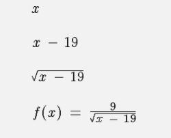 WILL GIVE 50 POINTS Suppose f is a function that takes a real number x and performs-example-1