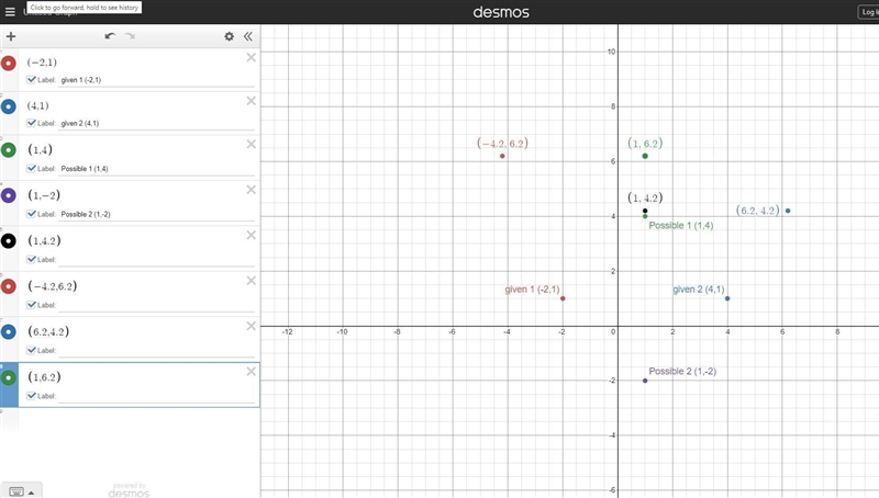 Vanessa draws one side of equilateral AABC on the coordinate plane at points A(-2, 1) and-example-1