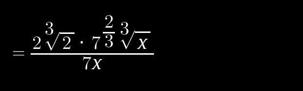 Please help me solve this equation with steps \sqrt[3]{(128x^2)/(56x^4)}-example-1