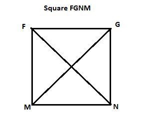 Square FGNM and its diagonals are shown below. Which pairs of line segments are parallel-example-1