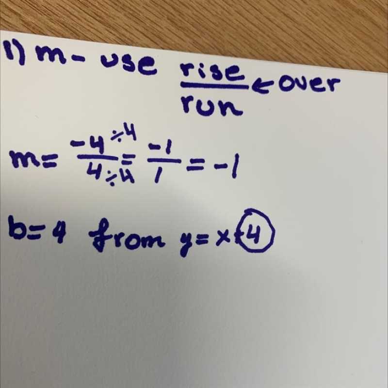 How do I find the m and b from number 1 and what would the area be for 2-example-1