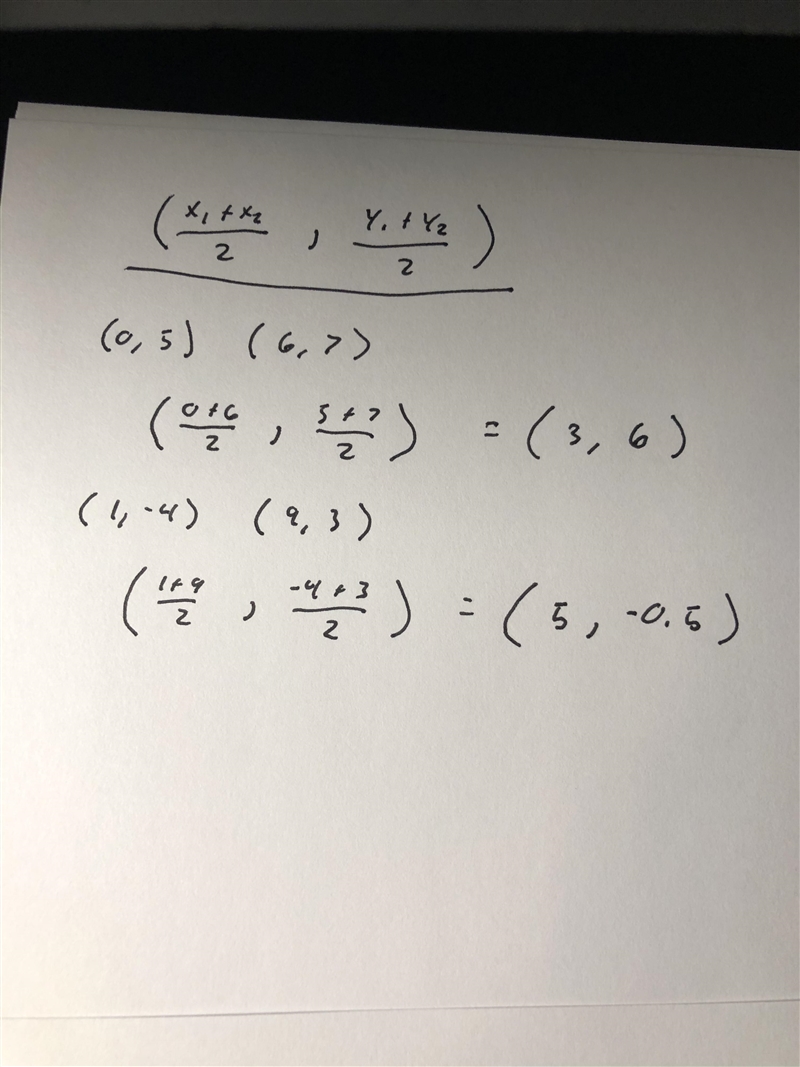 3 3111, -4 3. QR with endpoints Q(0,5) and R(6, 7). 4. JK with endpoints J(1,-4) and-example-1