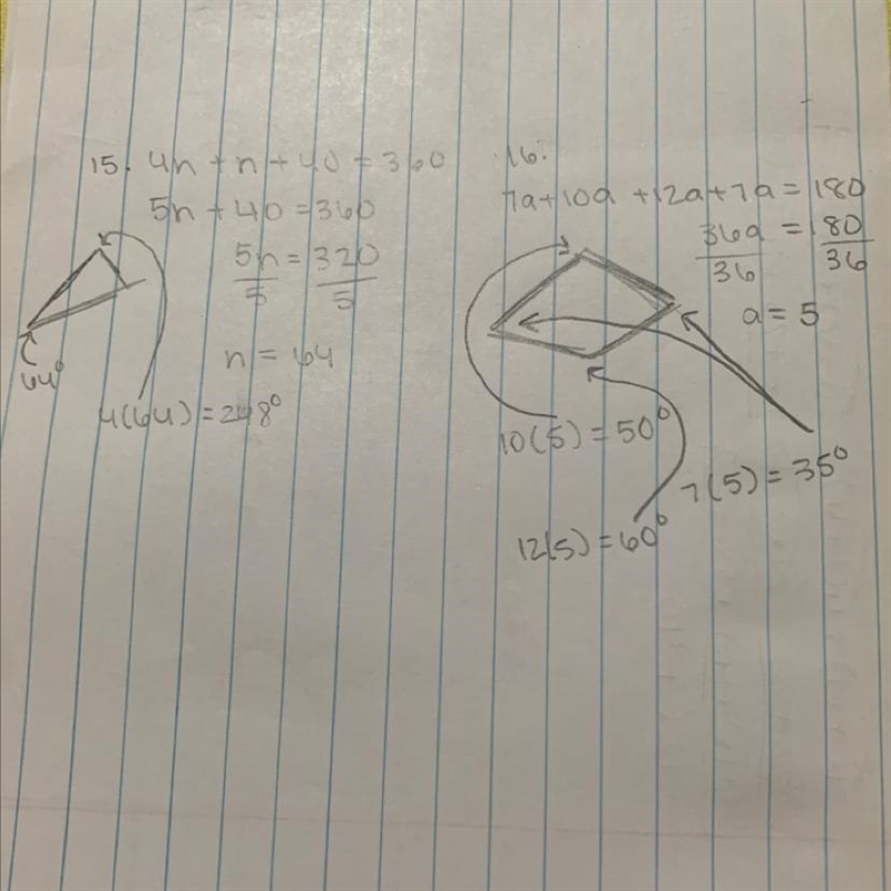 Please don’t troll find the value of the variable then find the angle measurements-example-1