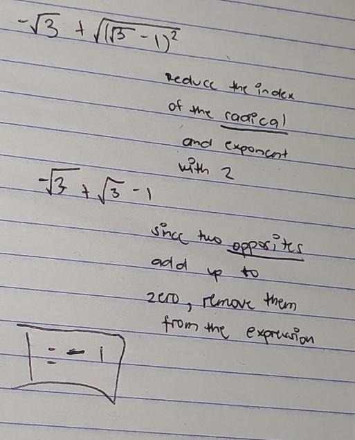 -√(3) + \sqrt{(√(3)-1)^2 }-example-1