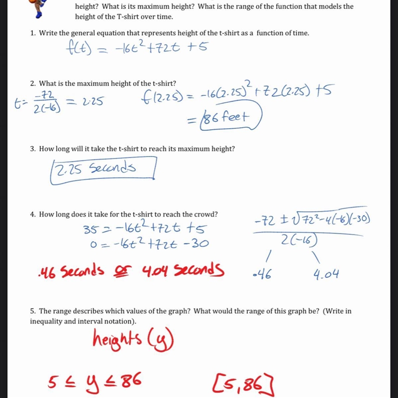 Plz help! Due tonight! During halftime of a football ​game, a slingshot launches​ T-example-1