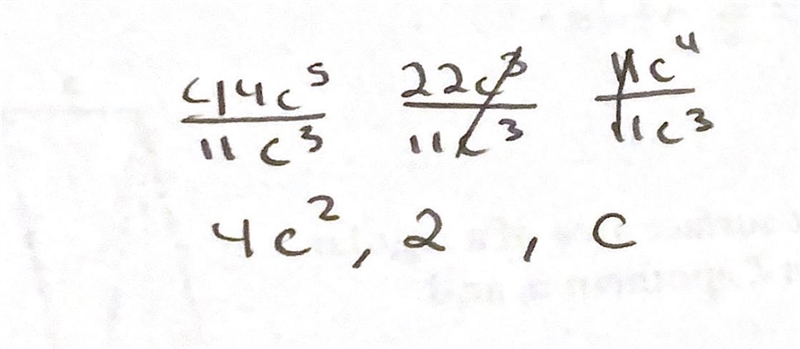 ¿cuál es el máximo común divisor de 44c⁵, 22c³ y 11c⁴?​-example-1