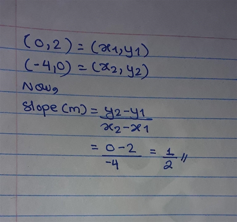 I need help finding the slope​-example-1