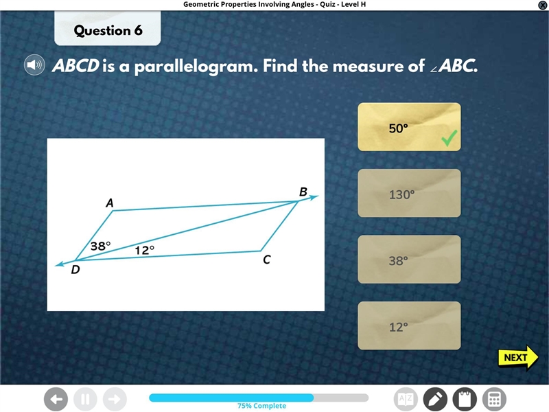 What value of x would make lines land m parallel? 50 150°: 55° 75 xº 105 m 55-example-1