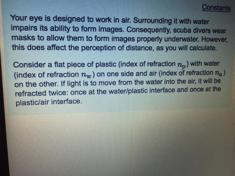 Now use the expression found in Part C for the distance between your eyes and the-example-1