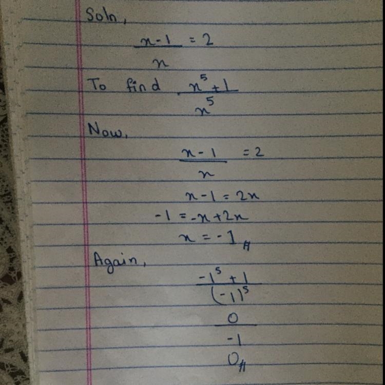 X-1/x=2 then find the value of x^5+1/x^5​-example-1