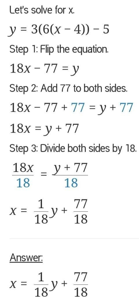 What is the amplitude of y = 3[6(x-4)] - 5-example-1