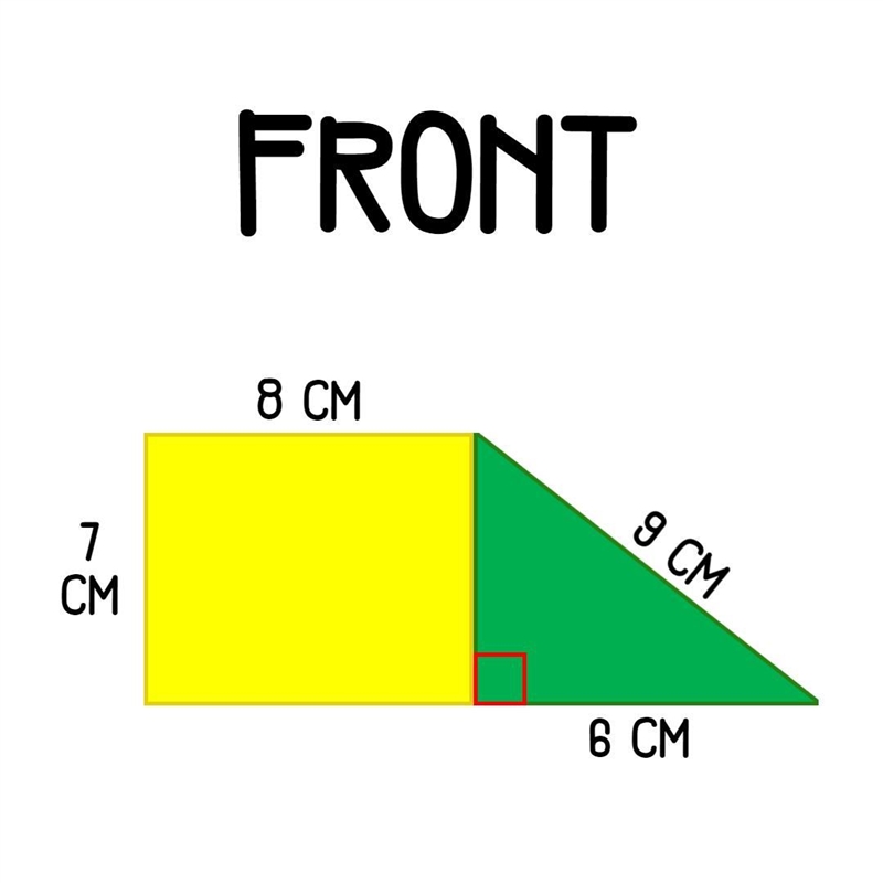 Find the surface area of the composite figure. SA = [ ? ] cm^2-example-2