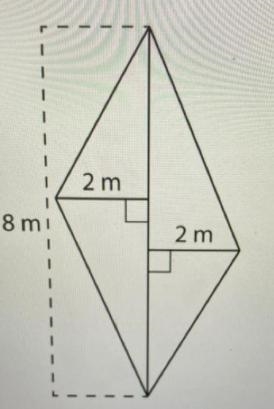 What is the area of the quadrilateral? 1 2 m 8 mi 2 m 12 m2 16 m2 32 m2 O 24 m2-example-1