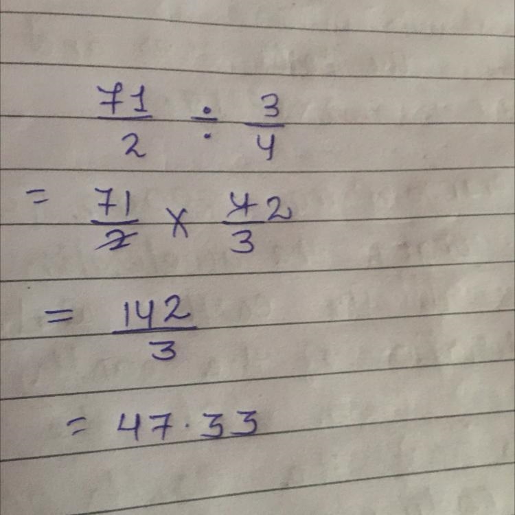 7 1/2 divided by 3/4 equals?-example-1