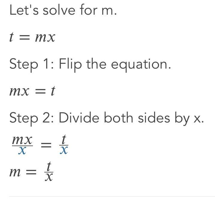 T = mx Solve equation for m-example-1