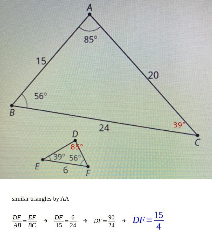 Find the length of DF-example-1