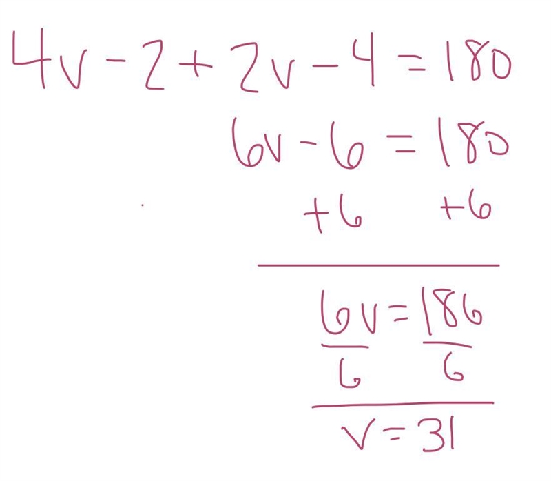 Solve for the value of v-example-1