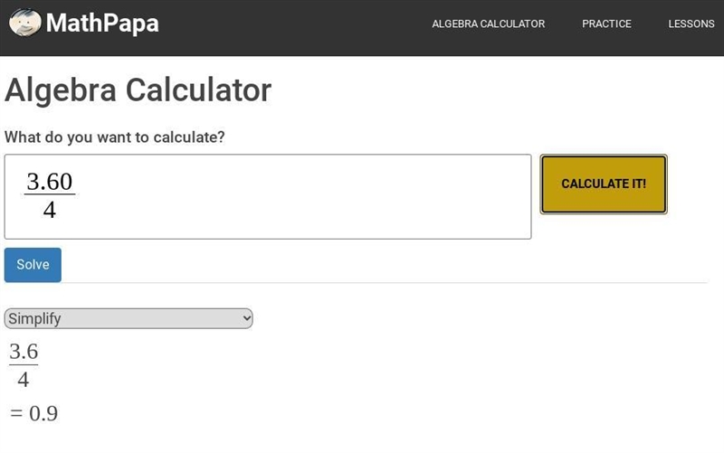 Maths Lesson 4 candies cost £3.60. Find the cost of 1 candle-example-1