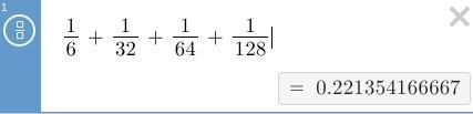 1/16+1/32+1/64+1/128-example-1