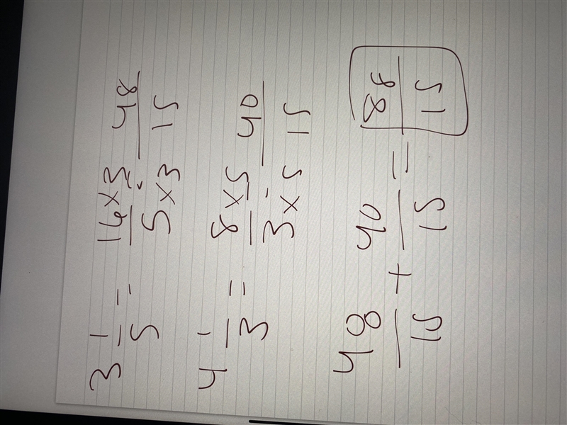 3 1 5– + 1– 4 3 it’s fractions btw-example-1