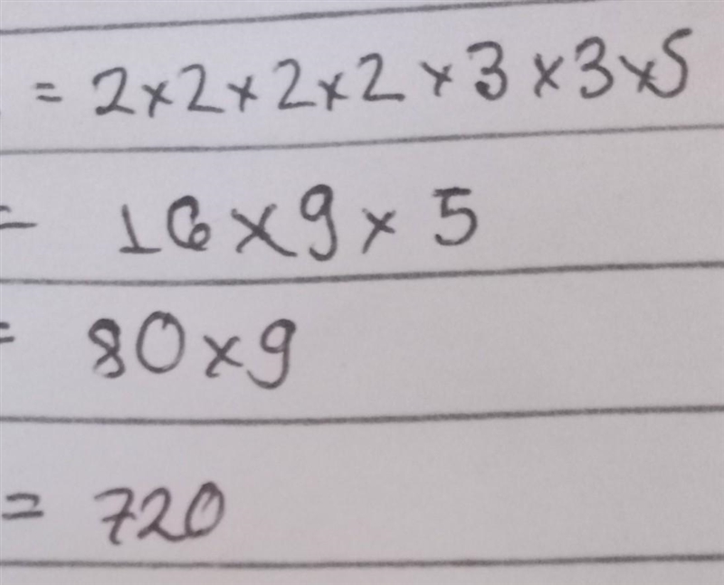 USE The two Approches, Find The lCM OF 48, 60,72​-example-2