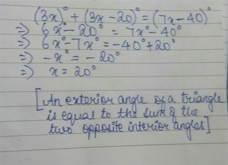 What is the value of x? A 5 B. 10 20 D. 24-example-1