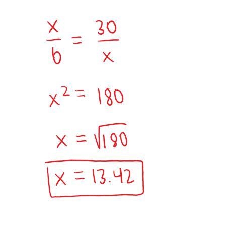 Find the geometric mean between 6 and 30. Round answer to 2 decimal places.-example-1