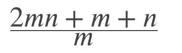 Perform the indicated operation. m/m+n + n/m+n-example-1