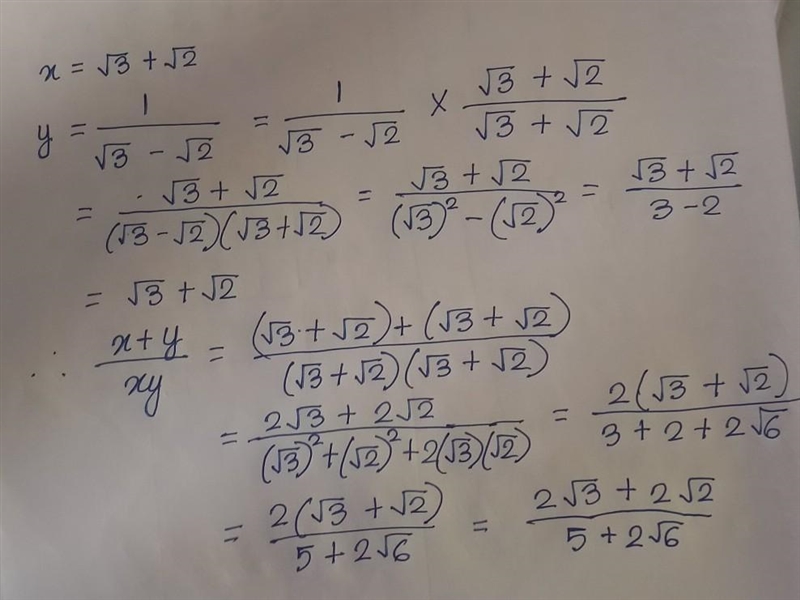 Find the value of (x + y)/(xy) ​-example-1