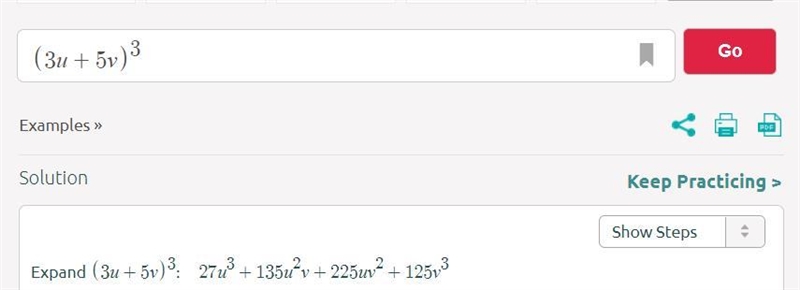 Expand using suitable identity ( 3u + 5v )∧3-example-1