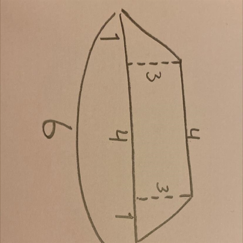 The back of the park bench is the shape of a irregular trapizoid,as shown in the figure-example-1