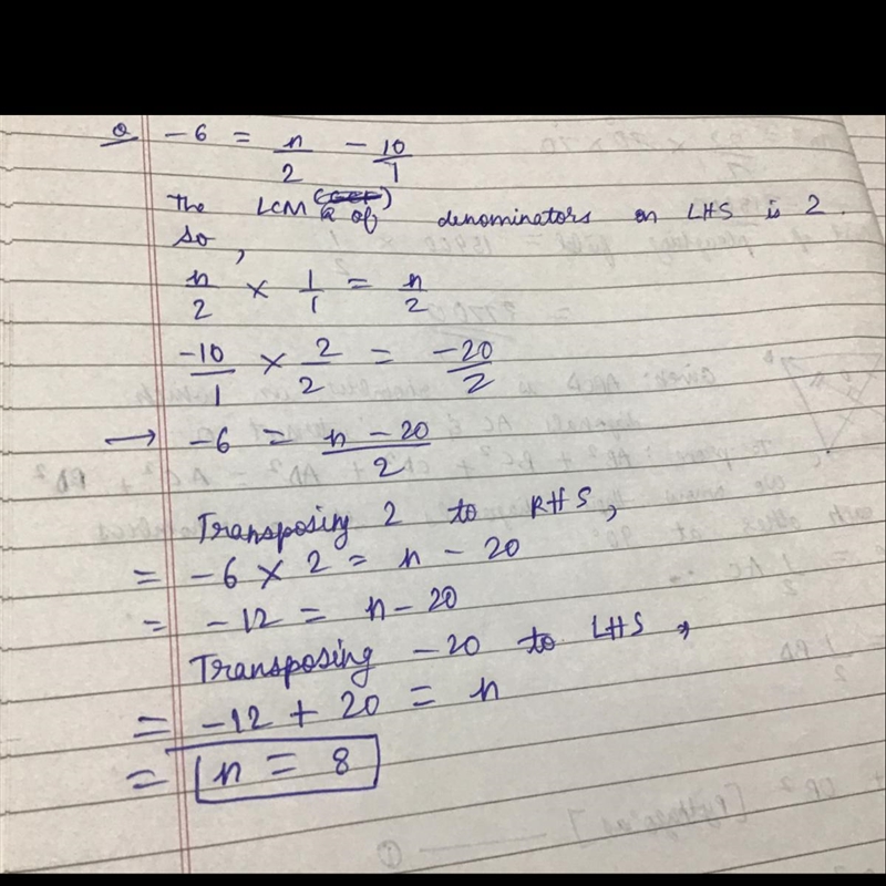 -6=n/2-10 step by step one plz-example-1