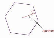 What is the length of the apothem of the regular polygon?​-example-1