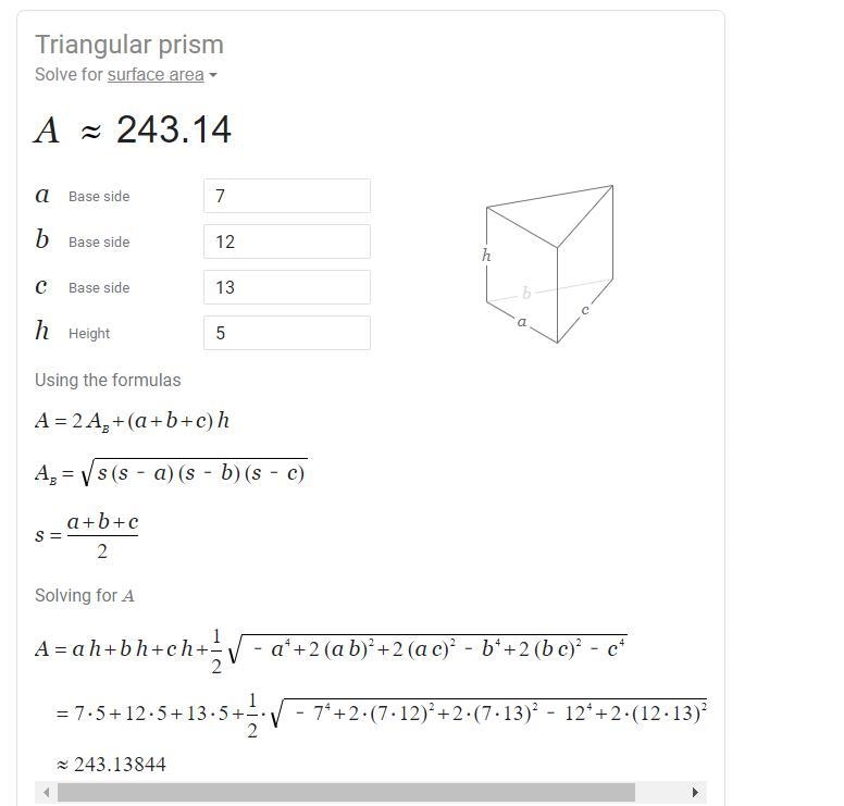 PLEASE HELP SURFACE AREA TRIANGULAR-example-1