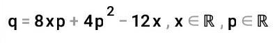 Find the values of p and g such that 4x² + 12x = 4(x + p)^2-q-example-1