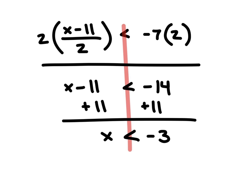 How do I solve x-11/2<-7-example-1