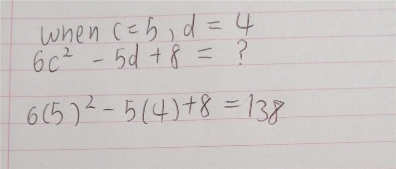 6c*2-5d + 8= When c= 5 and d= 4?? Help I’m in class PLEASE-example-1