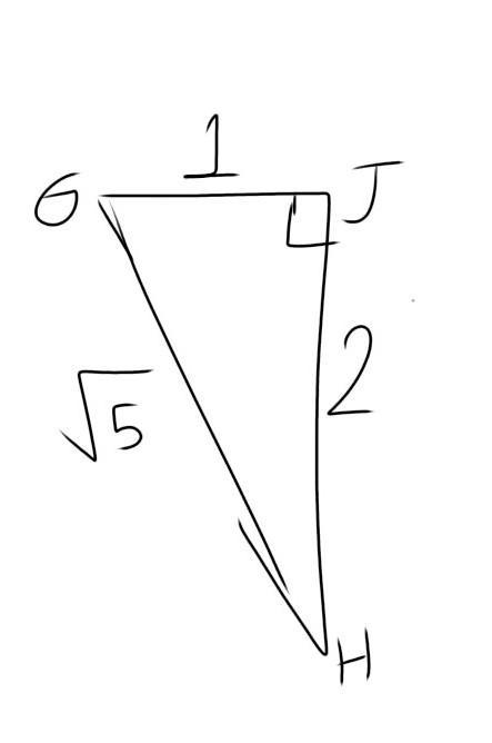 Find the tangents of the acute angles in the right triangle. Write each answer as-example-1