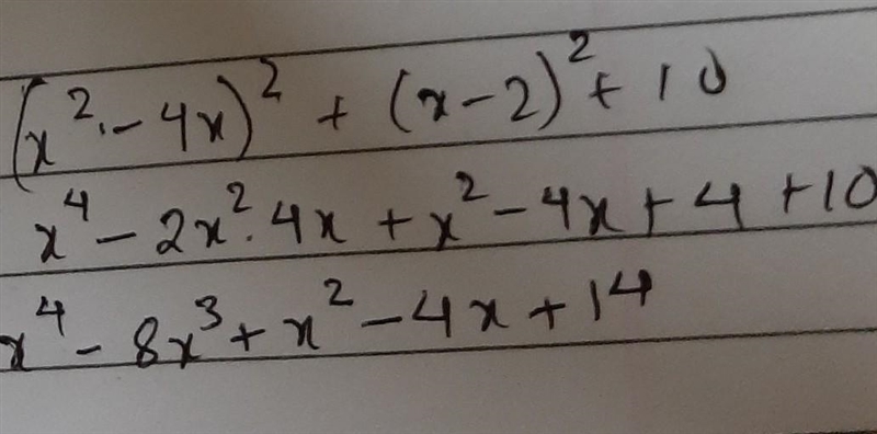 (x^2-4x)^2+(x-2)^2+10-example-1