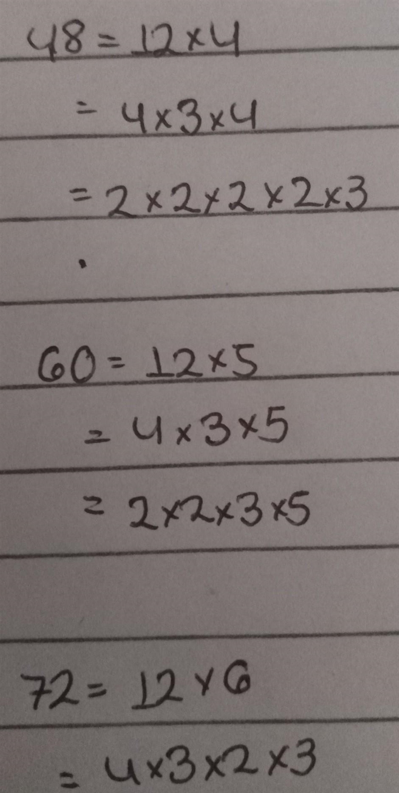 USE The two Approches, Find The lCM OF 48, 60,72​-example-1