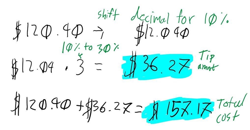 Gina's bill at a restaurant was 120.90 . how much will she tip the waiter if she is-example-1